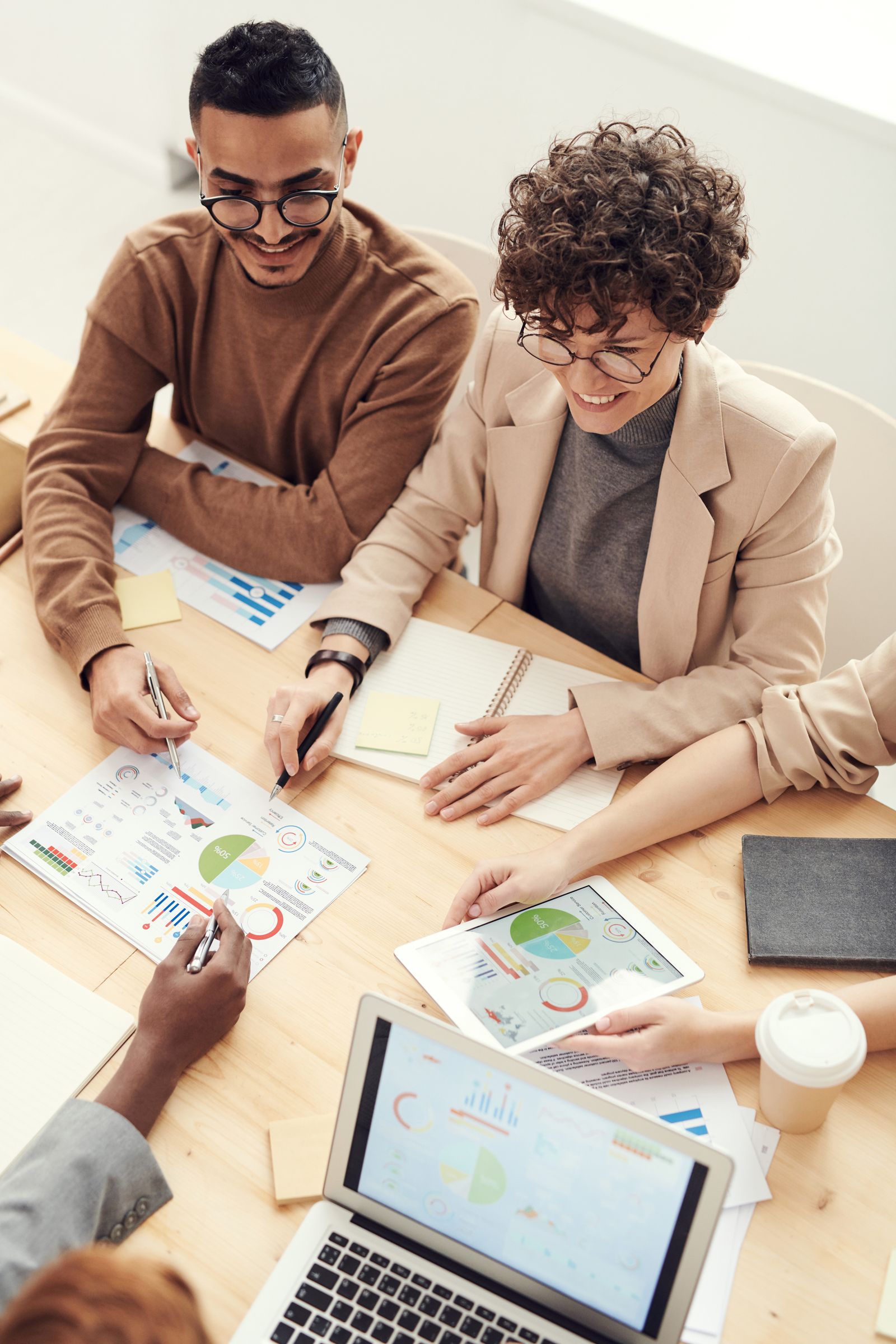 Team of professionals in a meeting